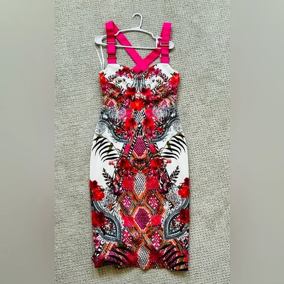 NWOT - Ted Baker Kloeey Strappy Bodycon Dress - US Size 6 - Picture 8 of 14